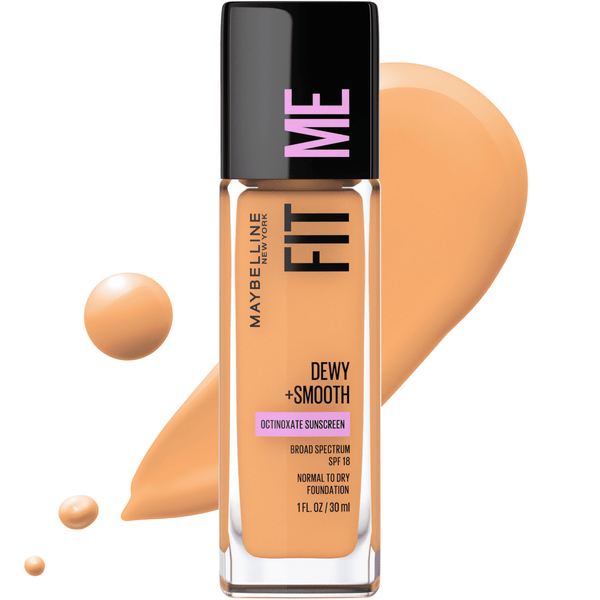 Maybelline Fit Me Dewy and Smooth Liquid Foundation SPF 18 1 fl.oz.