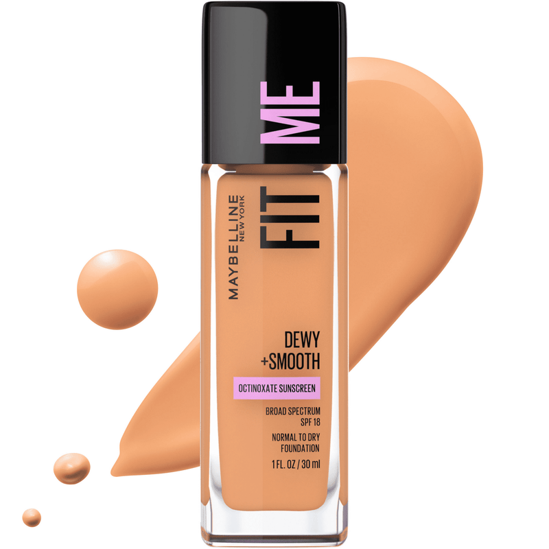 Maybelline Fit Me Dewy and Smooth Liquid Foundation SPF 18 1 fl.oz.