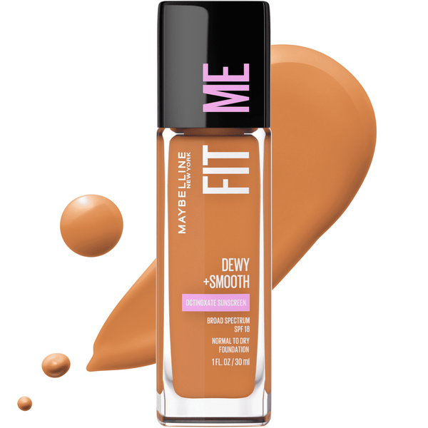 Maybelline Fit Me Dewy and Smooth Liquid Foundation SPF 18 1 fl.oz.