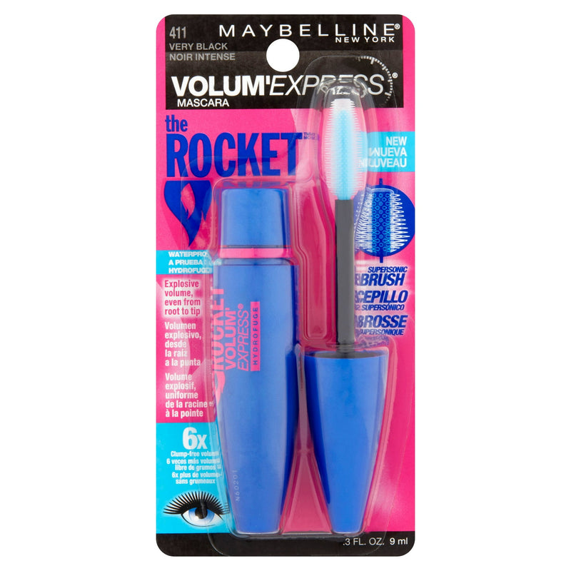 Maybelline Volum Express The Rocket Waterproof Mascara 411 Very Black