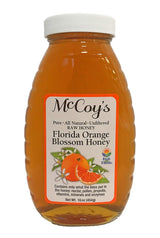 Raw Honey - Pure All Natural Unfiltered & Unpasteurized - McCoy's  Florida Orange Blossom Honey