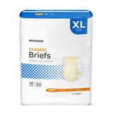 McKesson Classic Briefs Incontinence Light Absorbency XL 15 ct