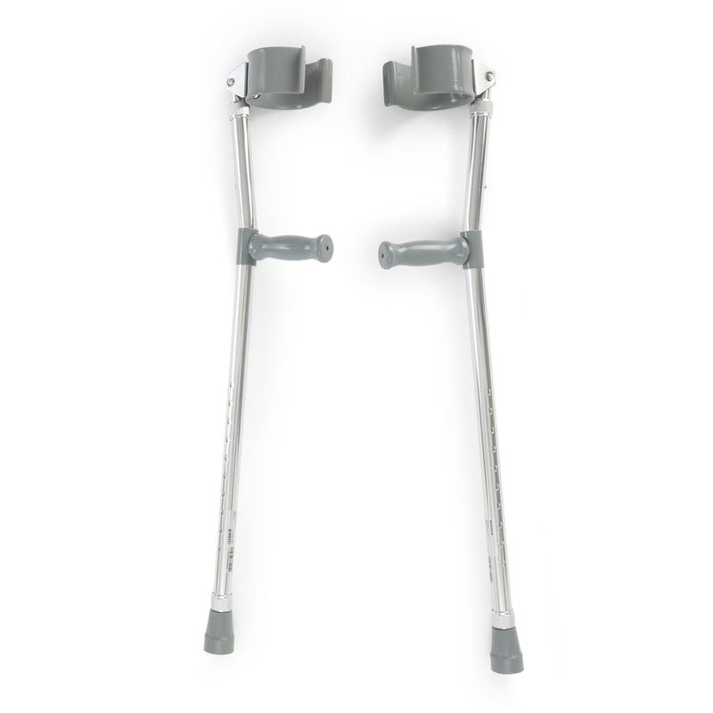 McKesson Forearm Crutches Aluminum Push-Button Adjustable