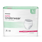 McKesson Super Underwear Pull On Moderate Large 18 ct