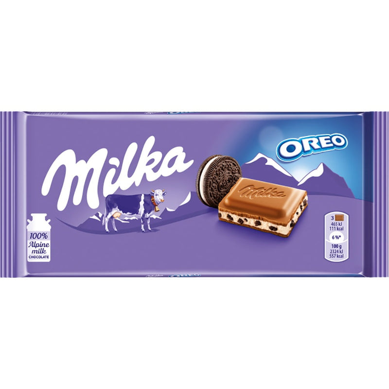 Milka Oreo Alpine Milk Chocolate Bar 3.5oz