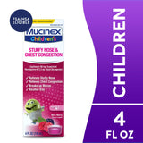 Mucinex Children's Stuffy Nose & Chest Congestion Relief Very Berry 4oz