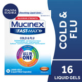 Mucinex Fast-Max Cold and Flu Liquid Gels 16ct