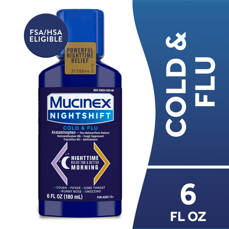 Mucinex Nightshift Cold & Flu 6oz