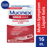Mucinex Sinus-Max Congestion & Pain Liquidgels 16ct