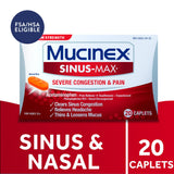 Mucinex Sinus-Max Severe Congestion & Pain Caplets 20ct