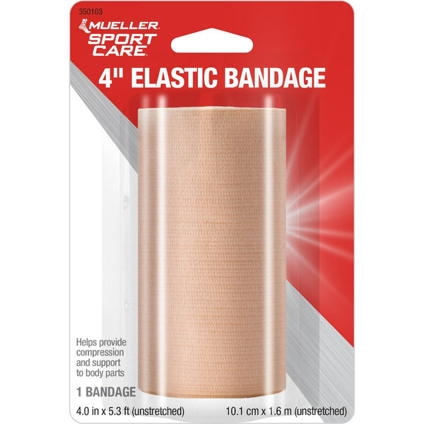 Mueller Elastic Bandage 4In x 5.3ft 350103