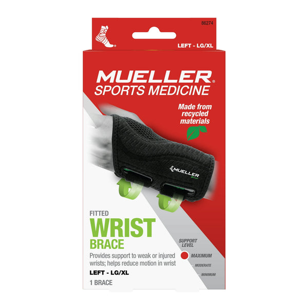Mueller Green Line Fitted Wrist Brace Left L/XL