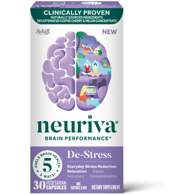 Schiff Neuriva Brain Health Cápsulas originales de 30 ct