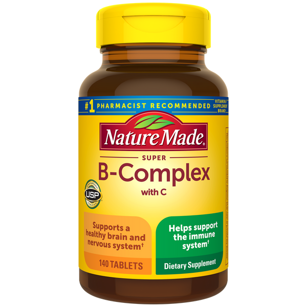 Nature Made B-Complex With Vitamin C Tablets 140ct