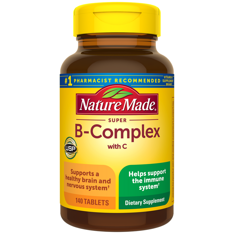 Nature Made B-Complex With Vitamin C Tablets 140ct