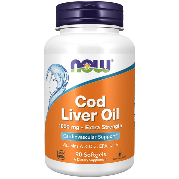 Now Cod Liver Oil 1000mg Softgel 90ct