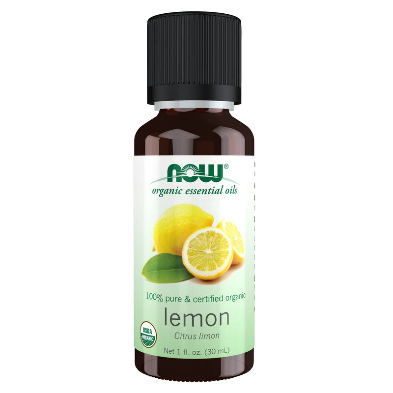 Now Organic Essential Oil Lemon 1oz