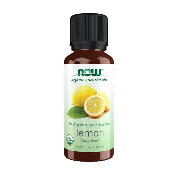 Now Organic Essential Oil Lemon 1oz