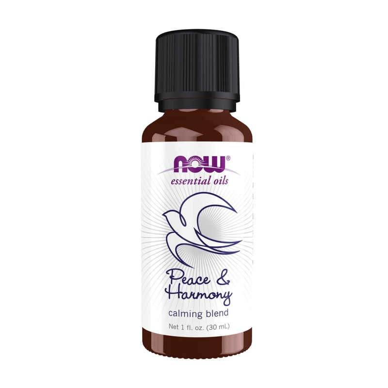 Now Essential Oils Peace & Harmony Oil Blend Calming Aromatherapy Scent 1 oz