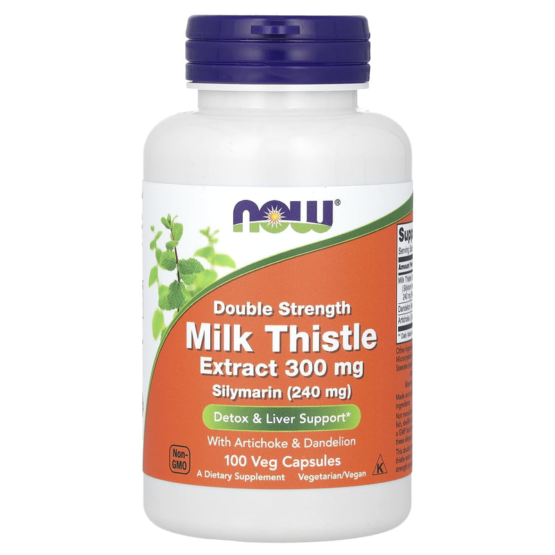 Now Silymarin Milk Thistle 300mg 100 Vegetable Capsules