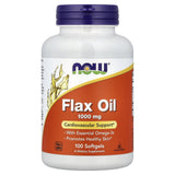 Now Flax Oil Organic 1000mg Softgels