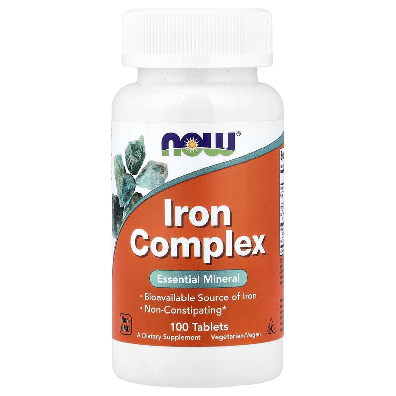 Now Iron Complex 100 Vegetable Capsules