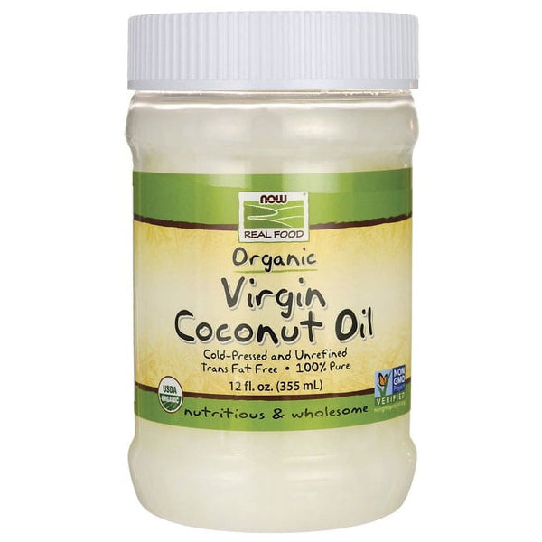 Now Virgin Coconut Oil Organic 12oz