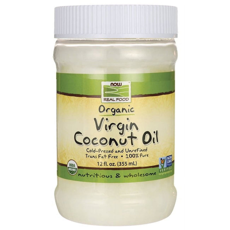 Now Virgin Coconut Oil Organic 12oz