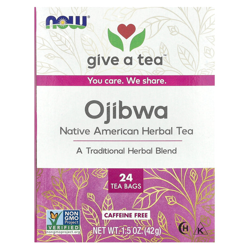 Now Ojibwa Tea Bags 24ct