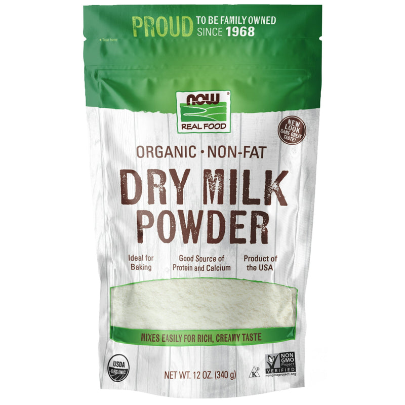 Now Non-Fat Dry Milk Powder 12oz