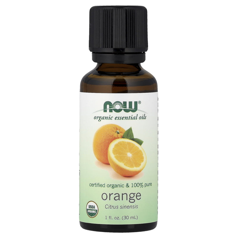 Now Organic Essential Oil Orange 1oz