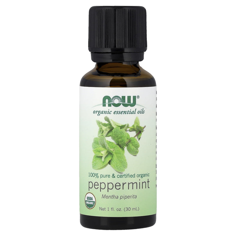 Now Organic Essential Oil Peppermint 1oz