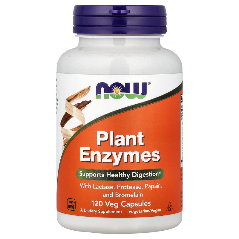 Now Plant Enzymes 120 Vegetable Capsules