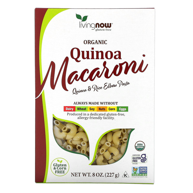 Living Now Organic Quinoa Macarroni Pasta 8oz