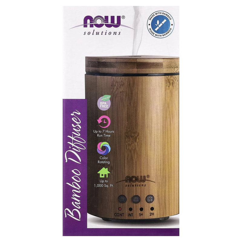 Now Real Wood Wooden Bamboo Essential Oil Diffuser 150ML Freshen