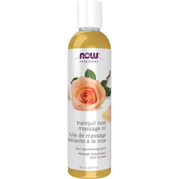 Now Tranquil Rose Massage Oil 8oz