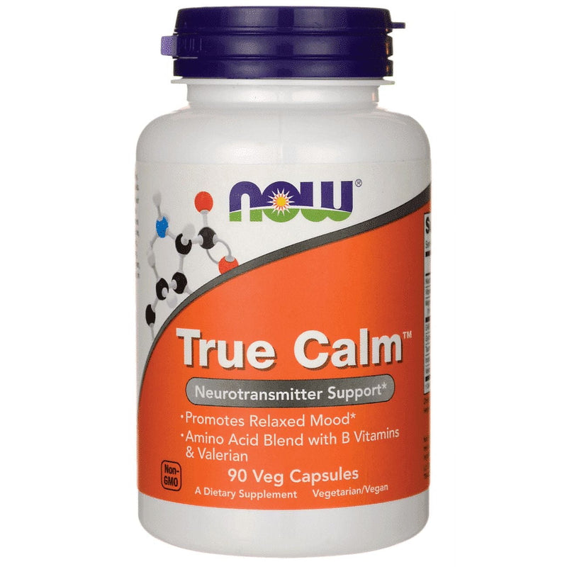 Now True Calm Amino Relaxer 90 Vegetable Capsules
