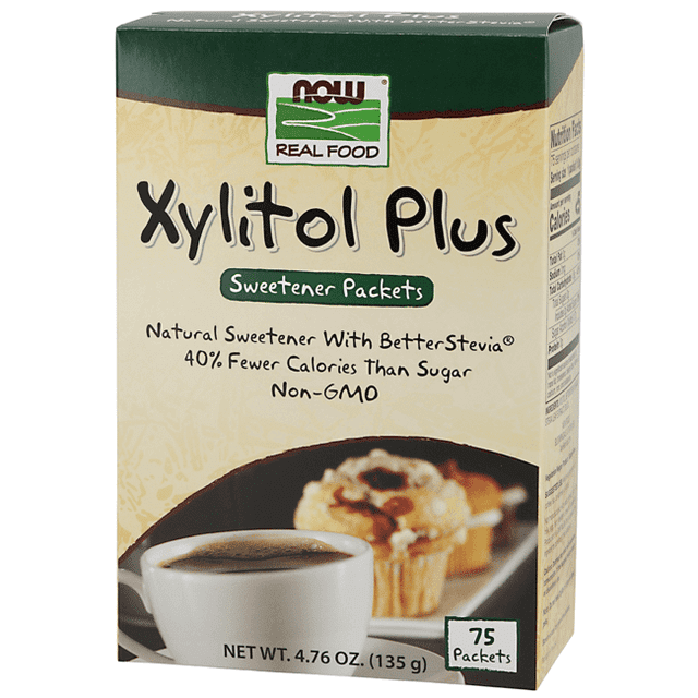 Now Xylitol Plus 75 Packets