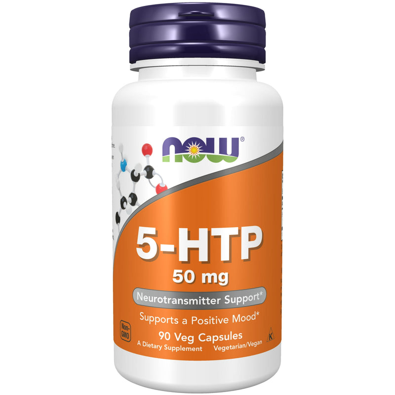 Now 5 HTP 50mg 180 Vegetable Capsules