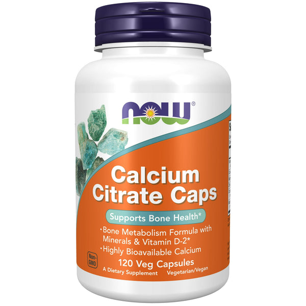 Now Calcium Citrate Vegetable Capsules 120ct