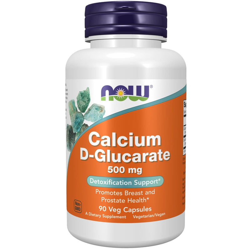 Now Foods Calcium D-Glucarate, 500mg 90 Vegatble Capsules