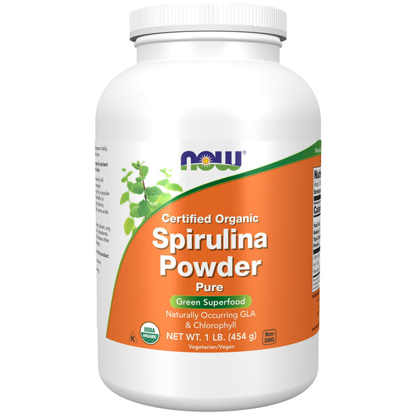 Now Organic Spirulina Powder 1lb