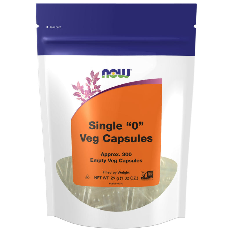 Now Single O Empty Vegetable Capsules 300ct