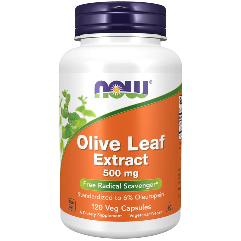 Now Olive Leaf Extract 500mg Vegetable Capsules