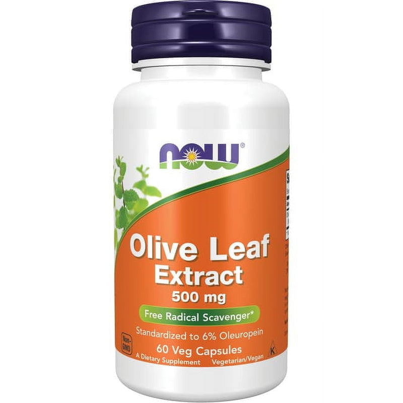 Now Olive Leaf Extract 500mg Vegetable Capsules