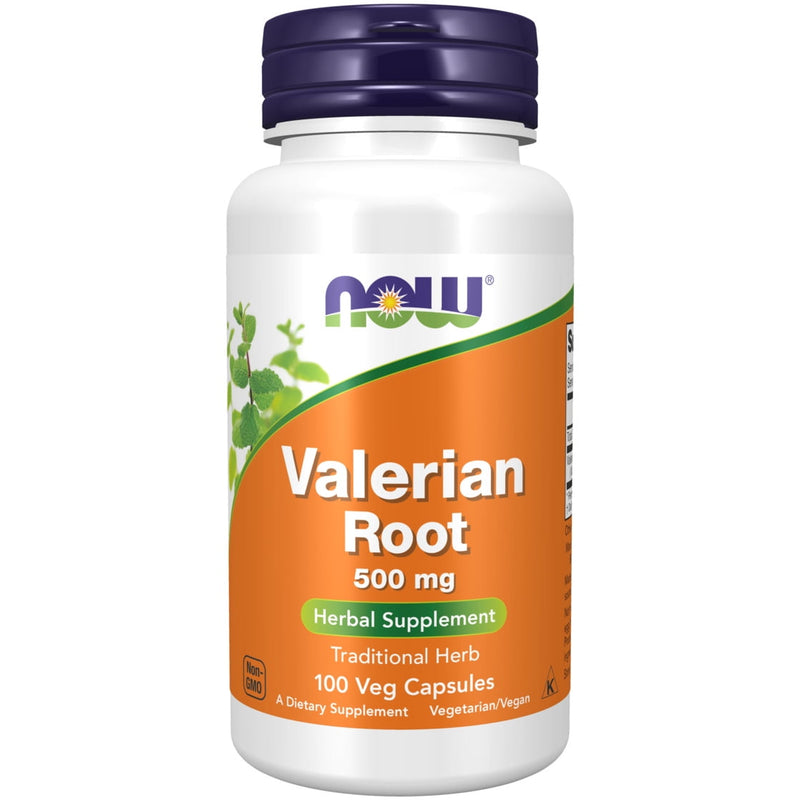 Now Valerian Root 500mg 100 Capsules