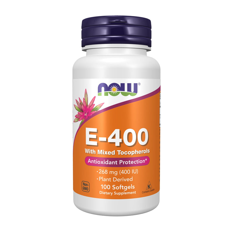 Now E-400 Mixed Tocopherols 100 Softgels