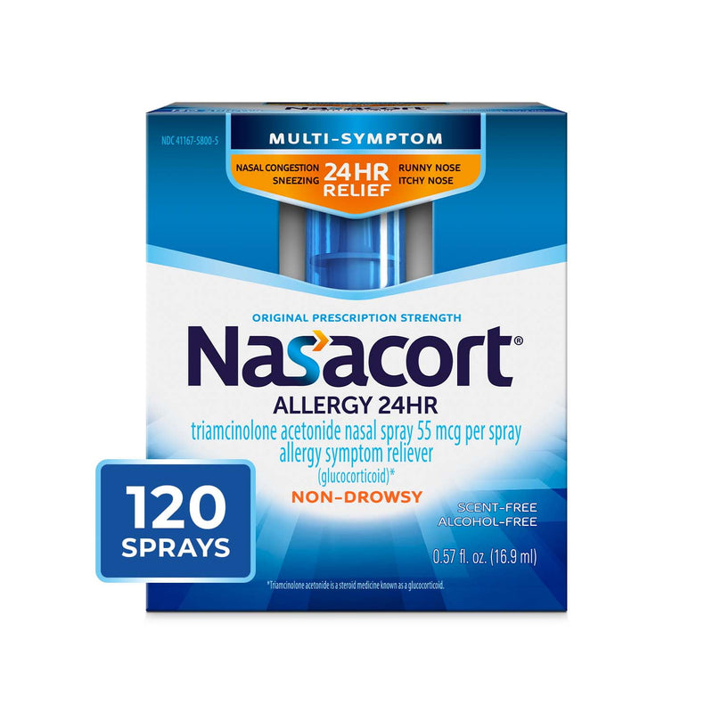 Nasacort Allergy 24H Spray Non Drowsy 120 Sprays