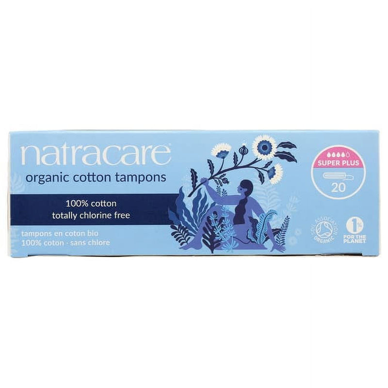 Natracare Organic Cotton Tampons Superplus 20ct