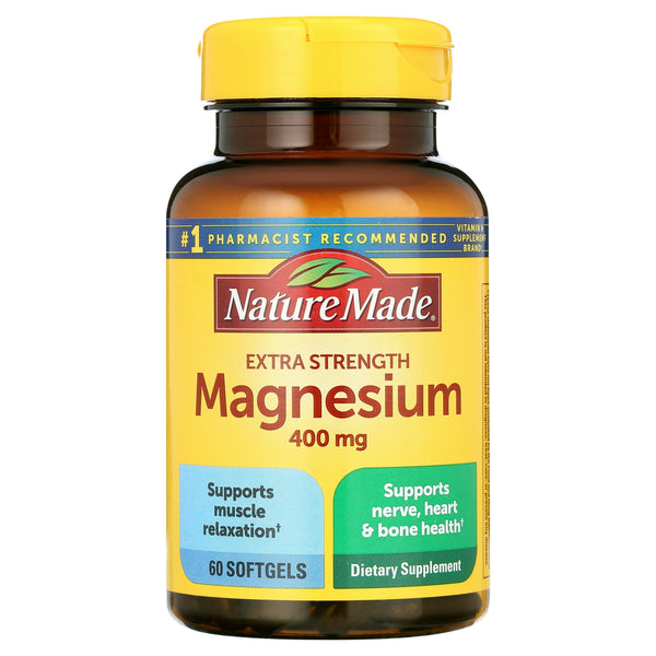 Nature Made Extra Strength Magnesium 400mg Softgels 60ct